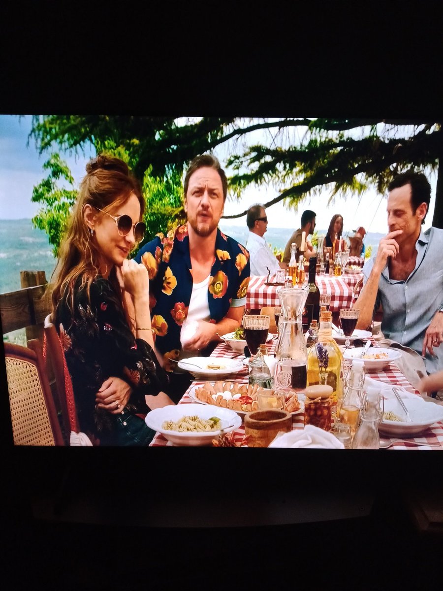 Watching hunky #jamesmcavoy 💗💗 in #speaknoevil @JamesMcDEGEN