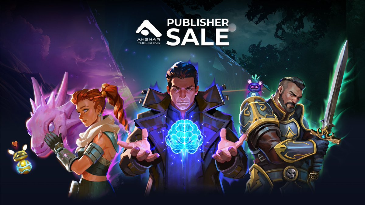 I am pleased to announce the <a href="/AnsharPublish/">Anshar Publishing</a>  2024 Publisher Sale on #Steam (Nov 13 to 27) 

store.steampowered.com/sale/AnsharPub…

Check out the biggest discounts ever on Zoria and Gamedec. We also arrange a ton of awesome bundles with our pals!

Enjoy, and thank you for your support!