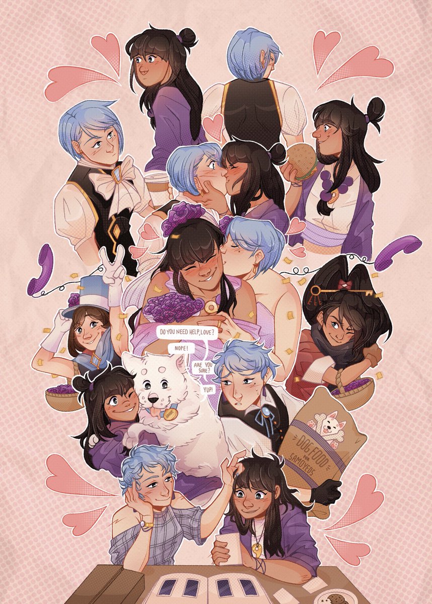 Finally getting to share my piece for the <a href="/AAFranMayaZine/">FranMaya Zine @ LEFTOVERS CLOSED 💜</a> I did last year! This was my very first full Zine and it was such an honour and such a wonderful experience to participate! 💜

Leftover sales are open NOW! Check them out and get yourself one!
#AceAttorney #Franmaya