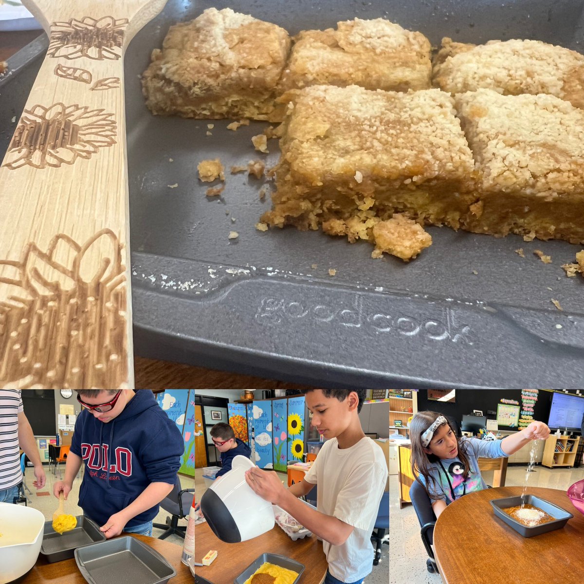 After doing some research, we each found a new fall recipe to make and try together. Today we made our first one… pumpkin crumb cake 😋
