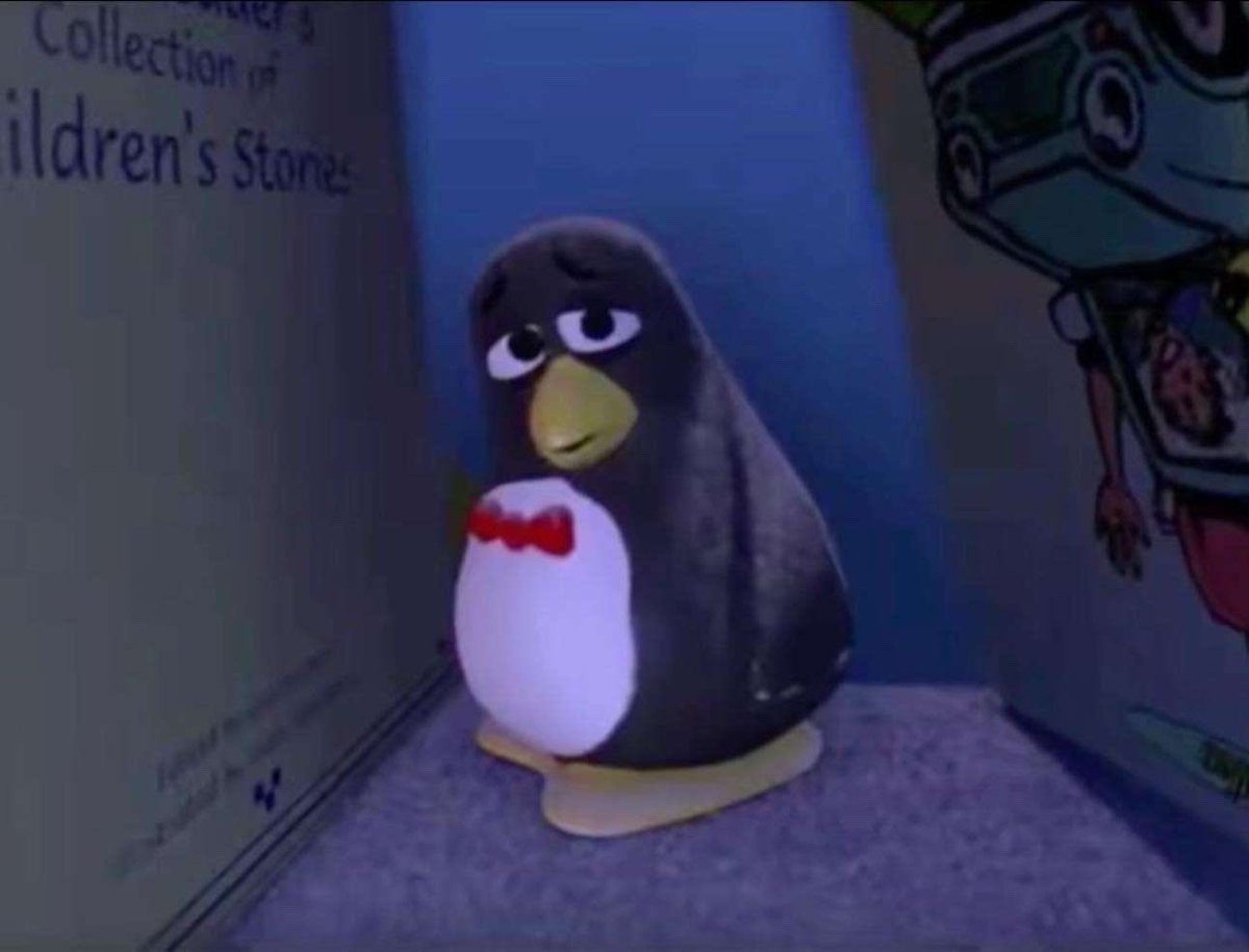 livebethan's tweet photo. i got two moods I’m either feathers mcgraw or this fuck https://t.co/BCNJ6b3uwx