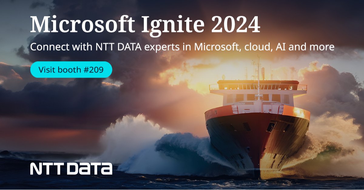 akanuragjoshi's tweet image. One week until #MicrosoftIgnite Chicago! 🗓️ Don't miss our speaking sessions and demos featuring tsuzumi and Copilot. 🌟 Let's meet and discuss your GenAI journey: bit.ly/3AzOAOX
#NTTDATA #GenAI #ChicagoTech