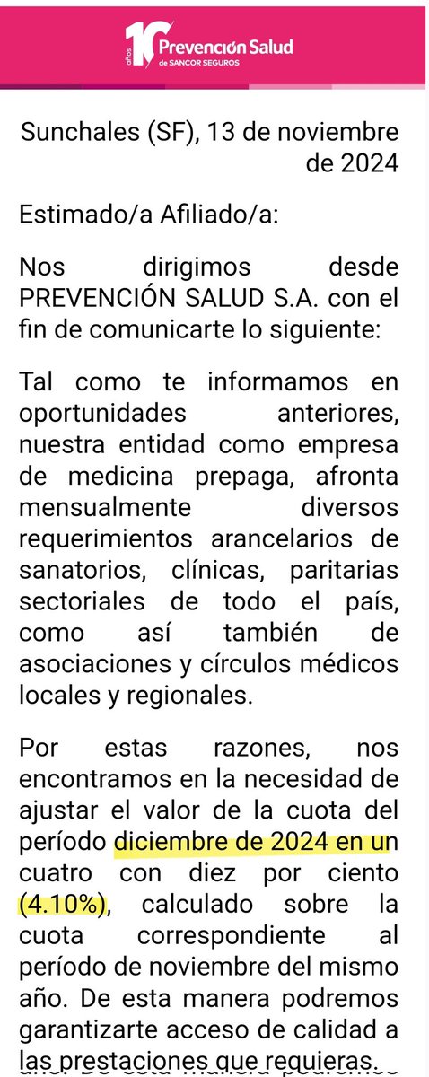 chmsanchez's tweet image. Estimado @LuisCaputoAR pero no era que las prepagas no aumentaban x encima del IPC?. Lo leí estos días x el tema de la📱celular, decía que le parecía caro el servicio y q estaba evaluando cambiarse. Como hacemos en este caso, todos aumentan 4.2%. Y la competencia?🤔🙄.