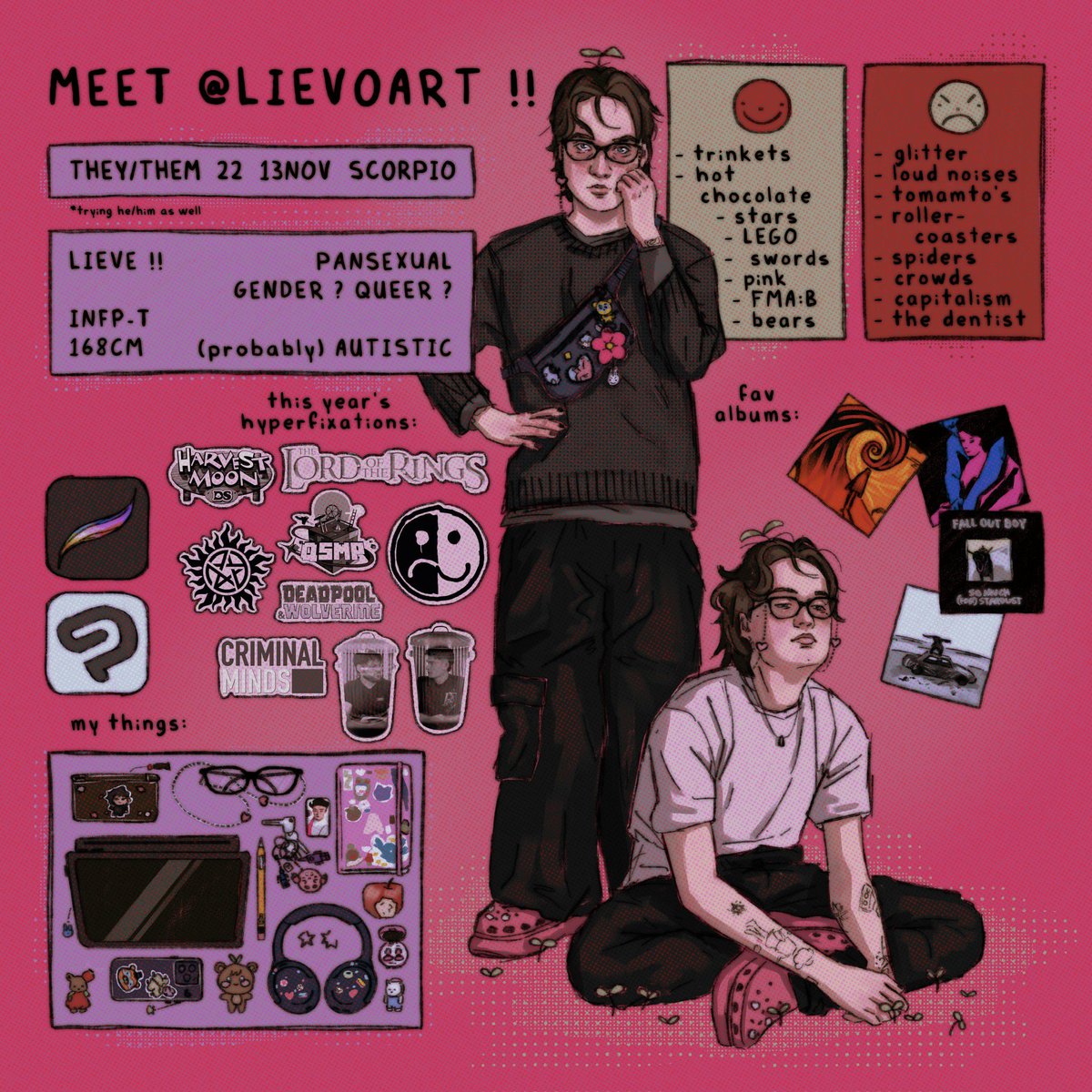 LievoArt's tweet image. MEET THE ARTIST 2024 !!
happy 22nd birthday to me :)
#MeetTheArtist
