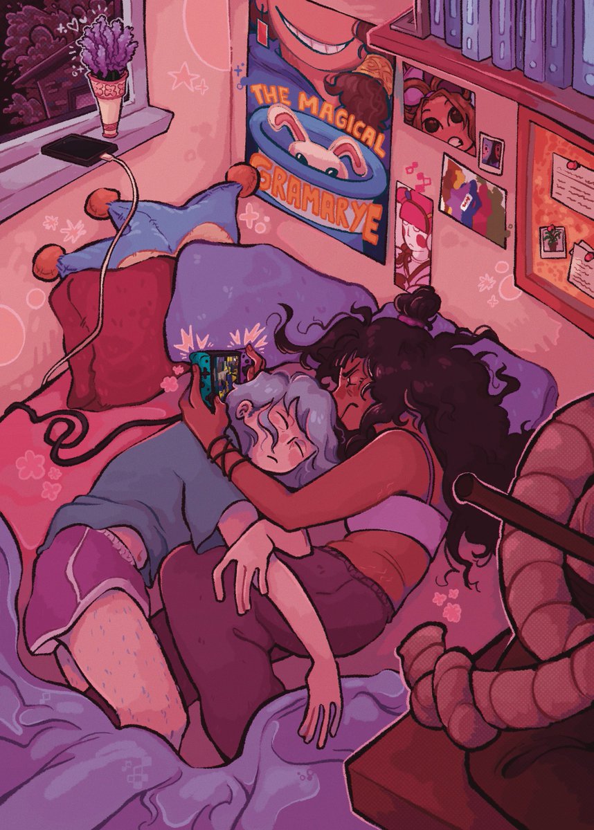 early sleeper + night owl 🩵💜 #aceattorney