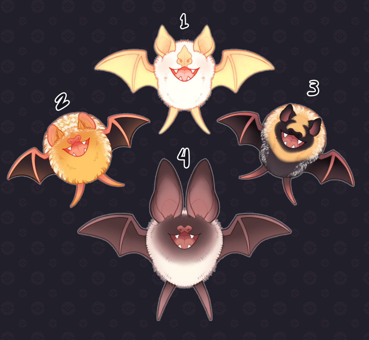 gatorstooth's tweet photo. real bat inspired zubats 🦇 https://t.co/rvzrKGgEsj