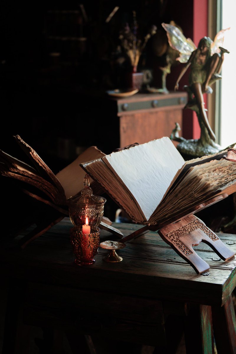 thewitchesmoon_'s tweet photo. Our library would not be complete without a variety of book stands! These handy tools are perfect for keeping a specific page open while you are creating spells or performing ritual. We have just included 2 different designs on our Moon Market! 🖤📖
 
Photo: @thewitchesmoon_ https://t.co/Je4wwktCHK