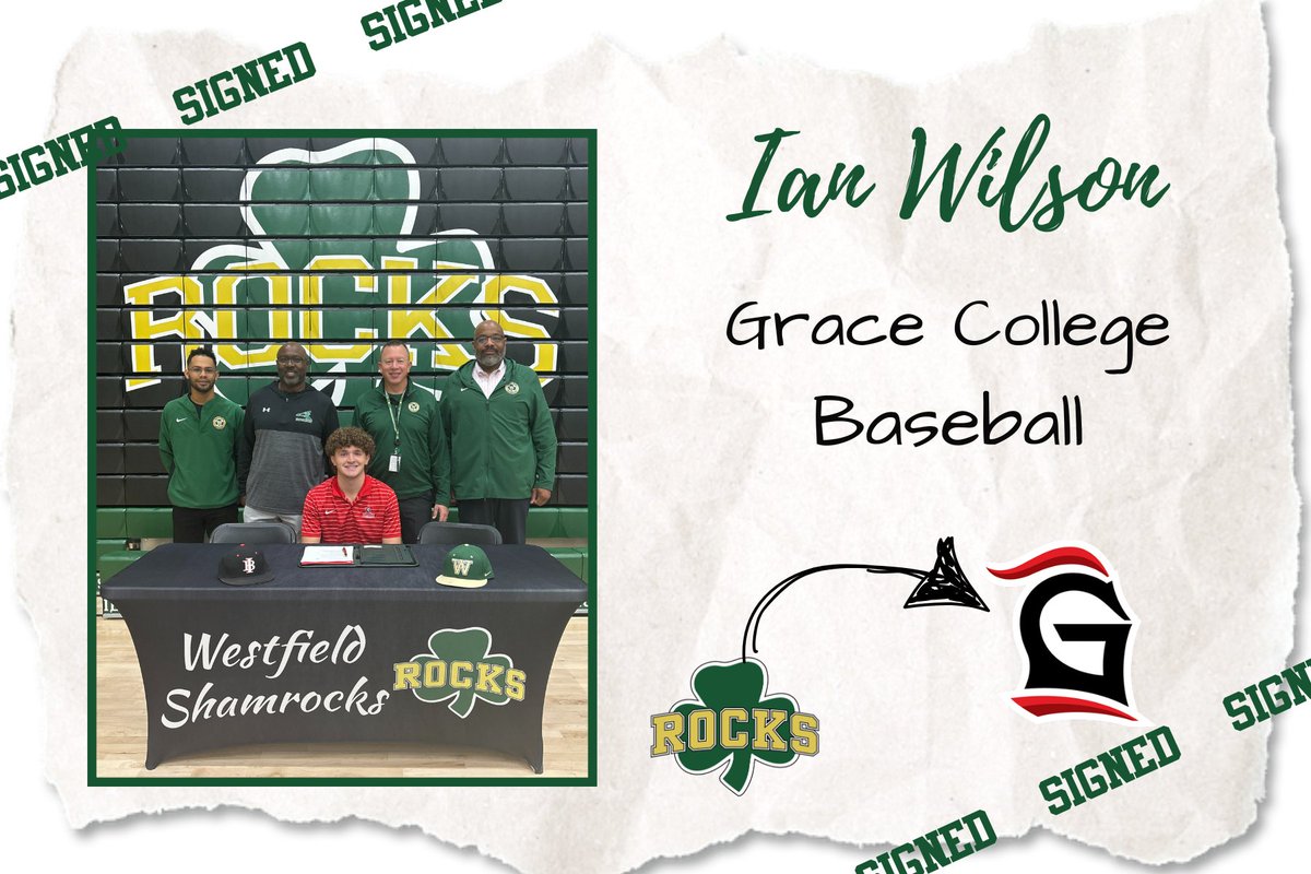 Westfield Rocks Athletics (@rocksathletics) on Twitter photo Congratulations to Ian Wilson for signing to continue his academic and athletic career at Grace College. โ๏ธโพ Congratulations to Ian Wilson for signing to continue his academic and athletic career at Grace College. โ๏ธโพ
