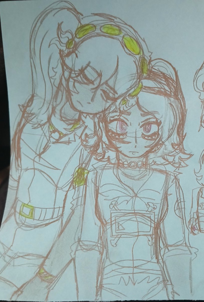 Dashy_Kazzy's tweet photo. JUZI AND NUZI TIME!

 J fell asleep on the job, how unprofessional of her. 

I drew fem N, except it's just N with huge ass knockers. #Murderdrones #vuzi #UziDoorman #serialdesignationj #SerialDestinationN #FemN https://t.co/Y6MpFQXSls