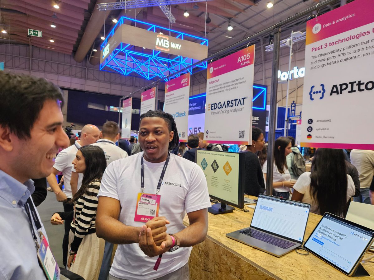 tonialaribe's tweet image. I had a lot of fun at our #WebSummit2024 booth today. A bit too much talking though. But it&apos;s shocking how much breaking changes and unreliability that founders and teams have to deal with. Hit me up if you&apos;re around or interested in a new era of monitoring/observability.