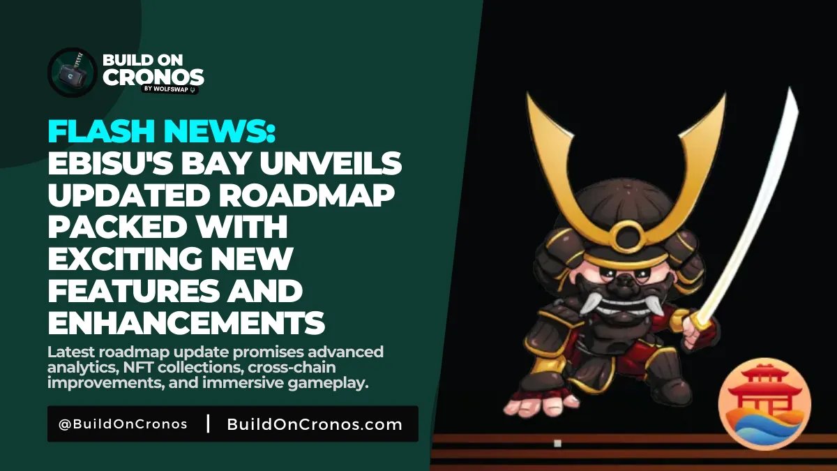 FLASH NEWS:
<a href="/EbisusBay/">Ebisu's Bay | GameFi - NFT Market - DEX</a> Ebisu's Bay Unveils Updated Roadmap Packed with Exciting New Features and Enhancements

Learn more in the comments👇