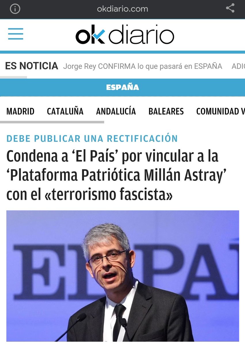 GuillermoRocaf1's tweet image. EL "BULERO" LO PAIS @el_pais sigue DISPARANDO CONTRA IKER 🧐
Aquí el pleito que le gané hace unos años a LO PAÍS por llamarnos "terroristas"...👇🎯👊💪
LO PAIS ES BASURA INFORMATIVA SIEMPRE
google.es/amp/s/elpais.c…