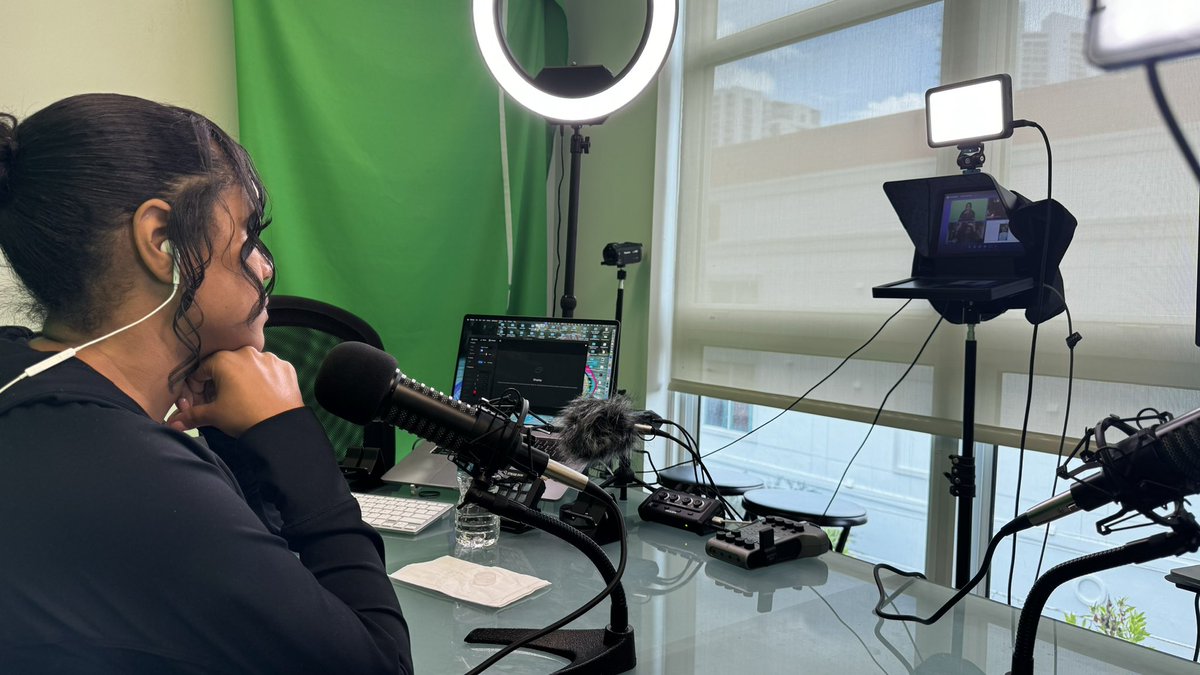 miamipodstudio's tweet photo. When iHeart radio needed a studio to record Tiffany Cross, one of the hosts of their flagship political podcast Native Land Podcast, we made it happen!

Ask us how... https://t.co/fcS3vmghHm