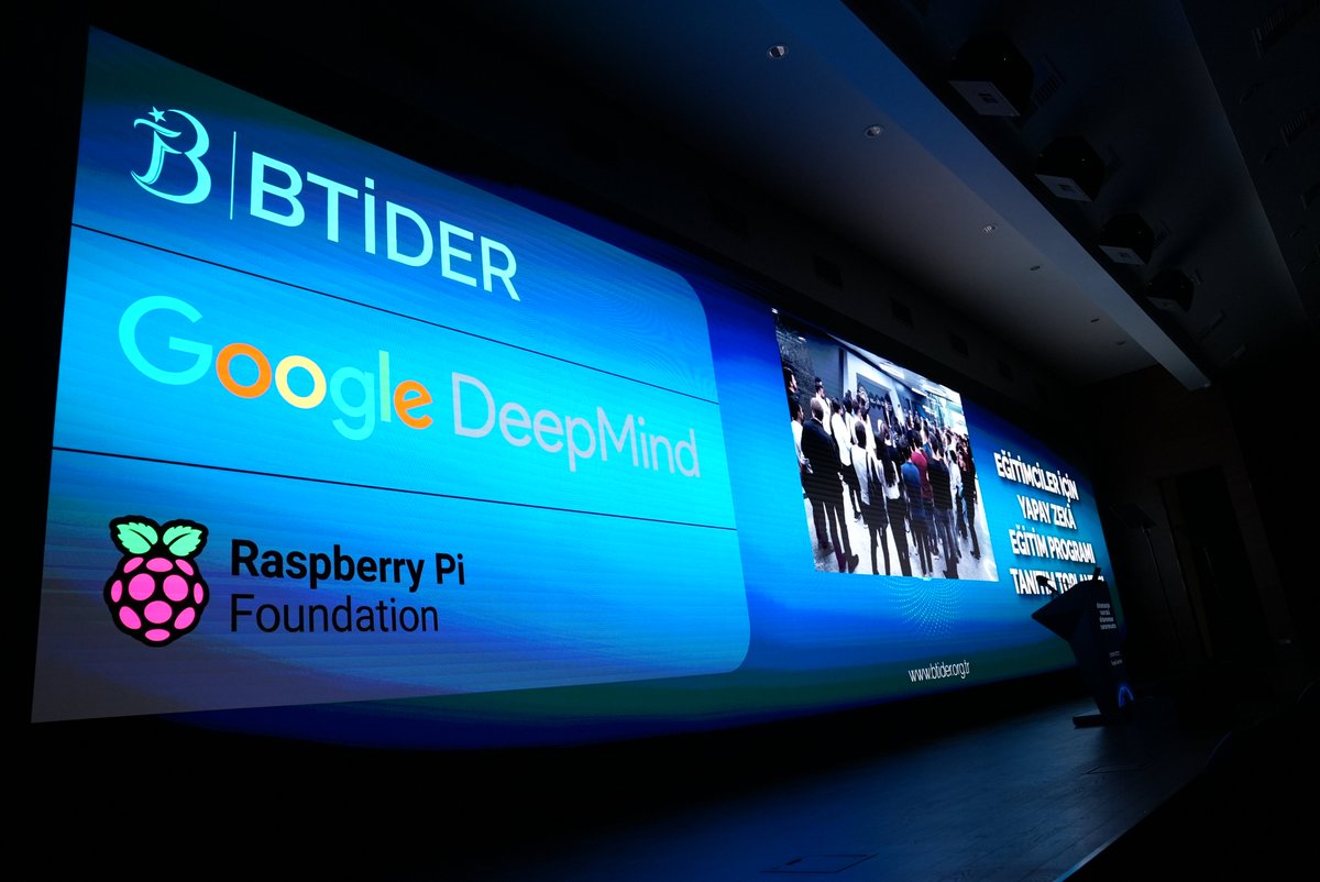 BTK Merkez yerleşkesinde Google DeepMind, Raspberry Pi Foundation ortaklığında düzenlenen Experience AI Tanıtım Programımıza katılımlarından dolayı herkese teşekkürlerimizi iletiyoruz..
RRaspberry Pi@googledeepmind
#yapayzeka #btider #google #rasperrypi