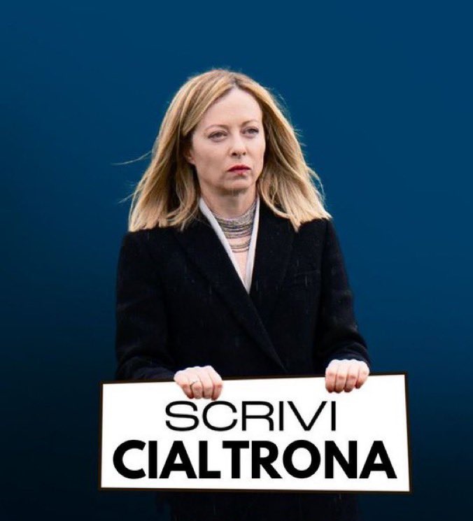 GlosweetyGlo's tweet photo. Ma la sovranista de stocaxxo si fa dare indicazioni dal drogato senza fare una piega? 

#13novembre #Musk #MeloniBugiarda #MELONI_CHE_SQUALLORE #GovernoDellaVergogna #Governo_EVERSIVO https://t.co/ireDLcEjgi