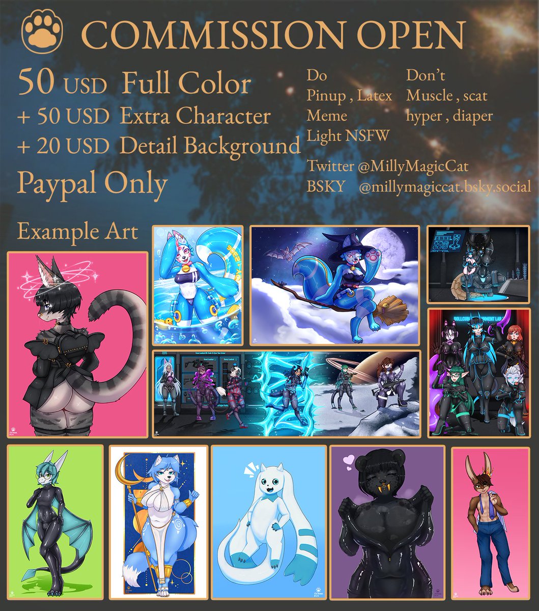 MillyMagicCat's tweet image. uhaaa i mess up  i was using  the old sheet as a base  and for got to change some number  on extra character

 if anyone interested do DM me  meeep !!! :D