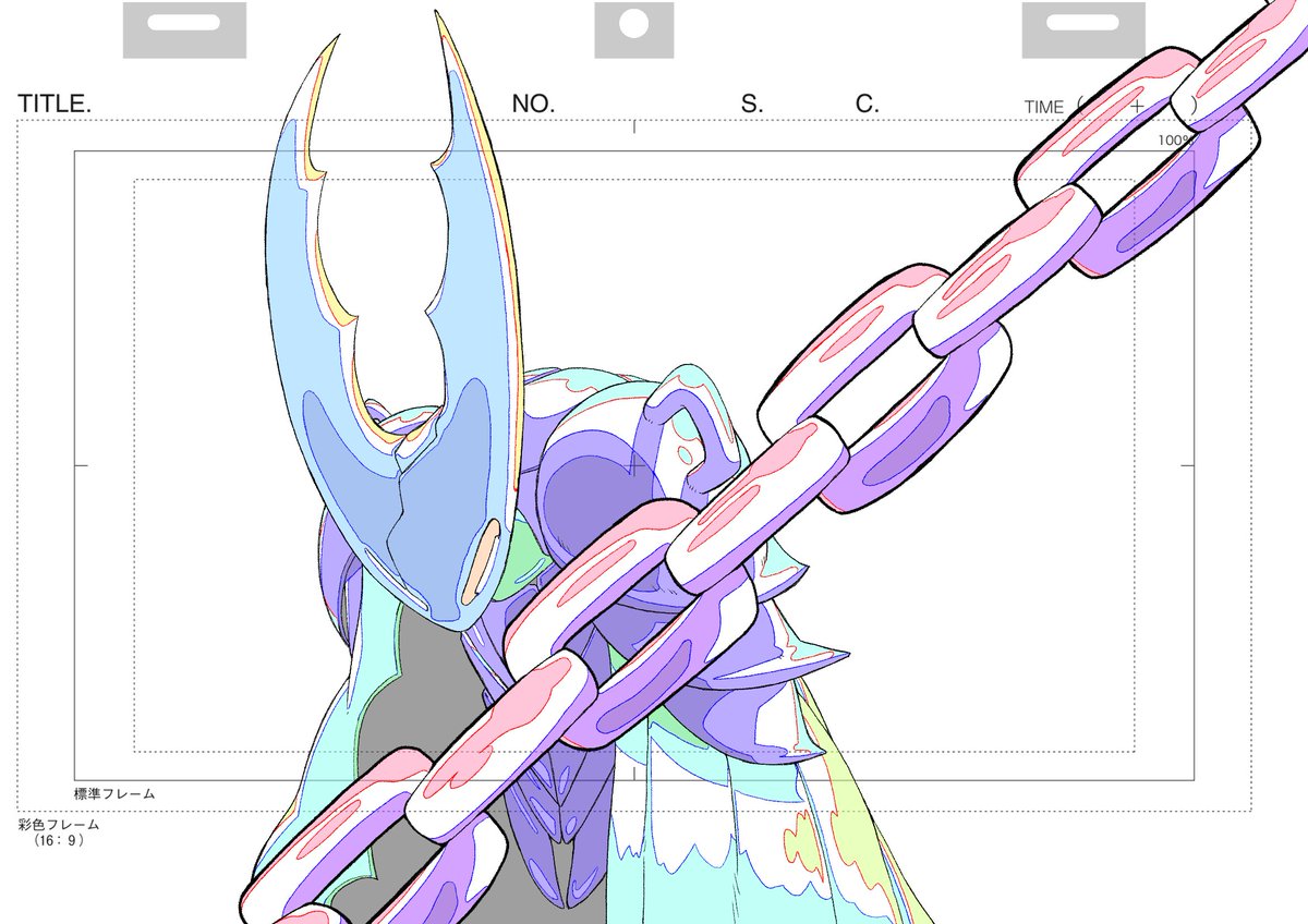 Day 318 - Genga Style Practice Pt.3
The Hollow Knight cameo ?!?