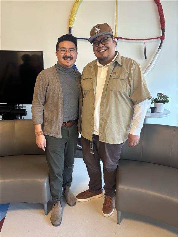 It was an honour to gather with MP Blake Desjarlais, staff, and students at the Miyo-pimâtisiwin Centre to celebrate Métis Week! We are grateful for the meaningful opportunity to connect, share stories, and deepen our understanding of Métis culture and heritage.