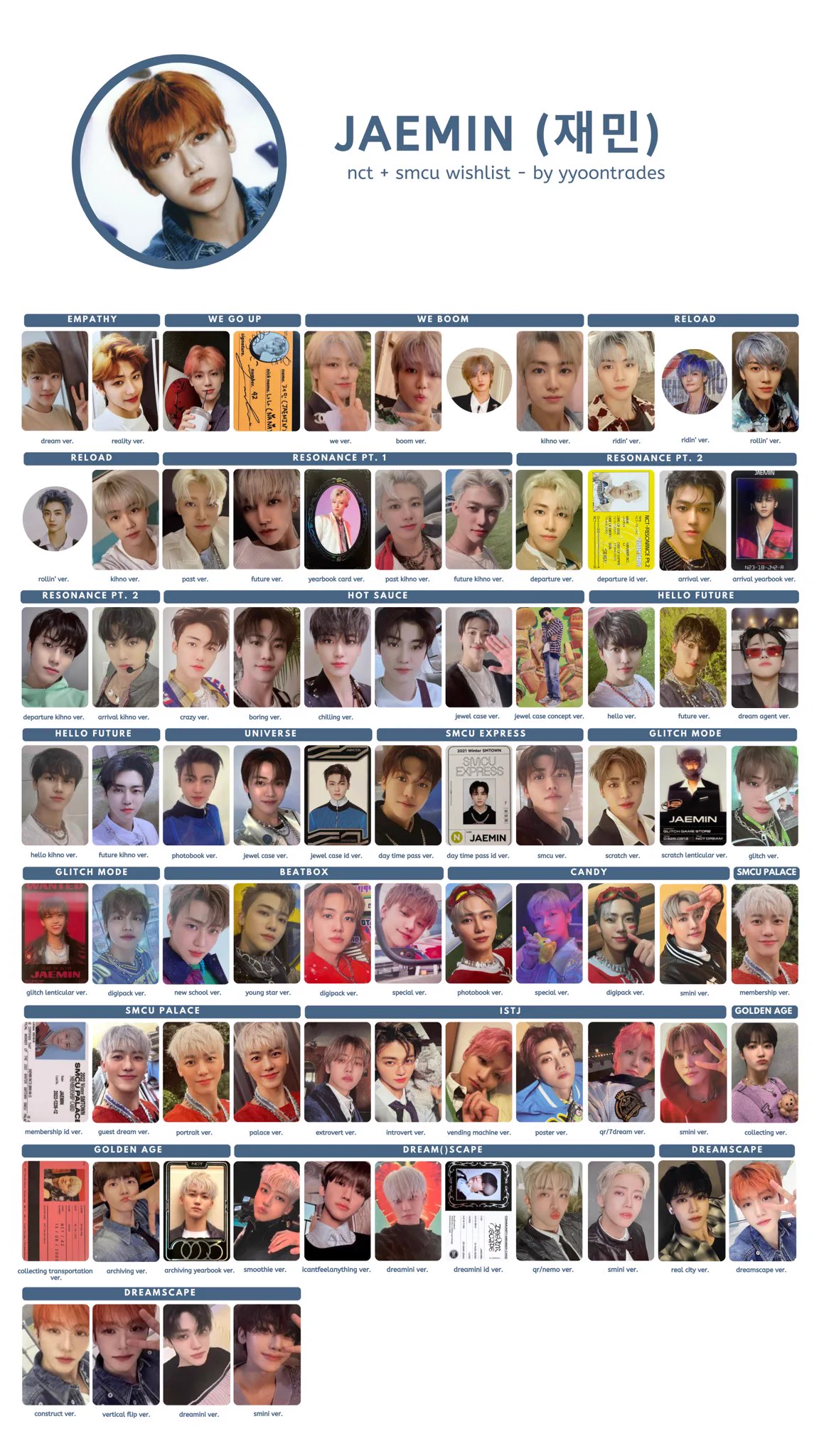 NCTDREAM JAEMIN WeBoom トレカ 公式 gianna 🪻 on X: 