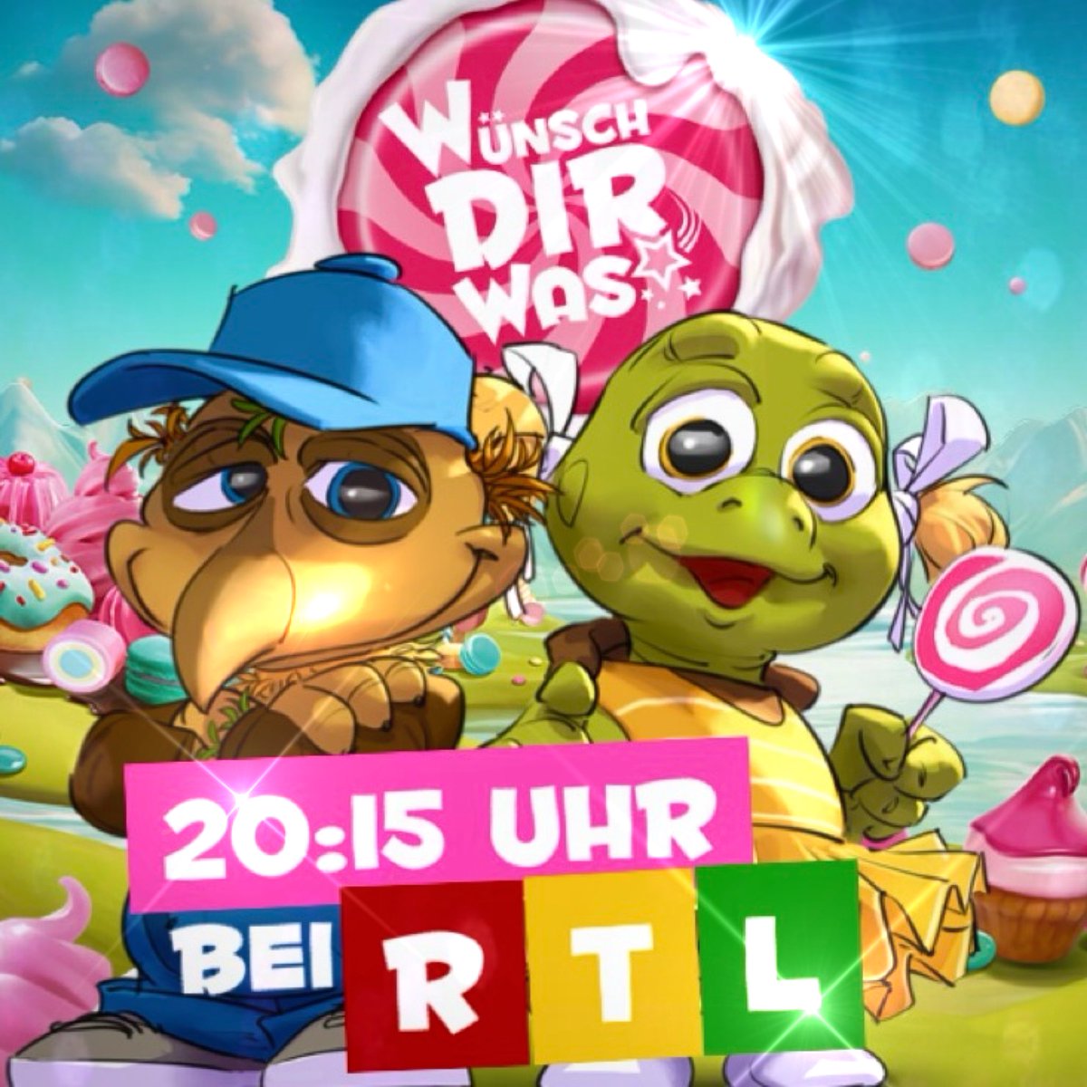 Hast du Lust auf einen lustigen Abend? Dann schalte gleich um 20:15 Uhr RTL ein. Da kommt ein Best Of meiner neuen Show WÜNSCH DIR WAS! Viel Spaß beim Ansehen.