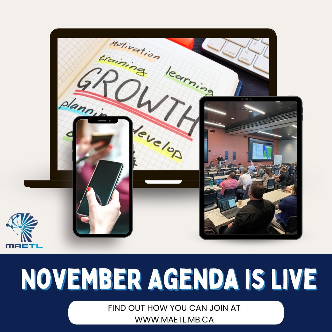 Our November agenda is going LIVE in the membership notebook as we welcome membership online and in-person at MERLIN in Winnipeg

We will be working collaboratively to map out our learning journey through the 24/25 school year from both a technical and pedagogical lens