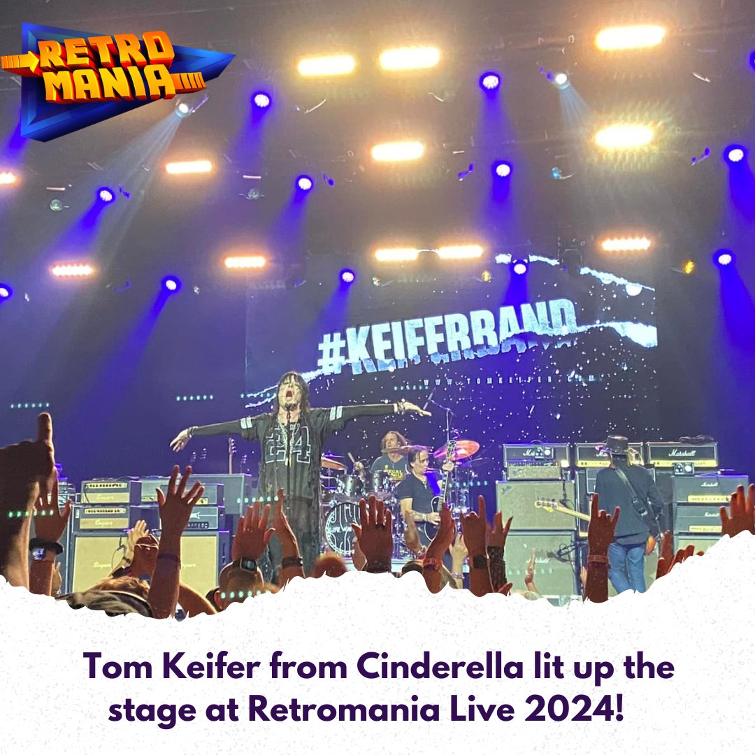 Tom Keifer from Cinderella brought the house down at Retromania Live! A night filled with iconic hits and electric energy. Already counting down for Retromania 2025!