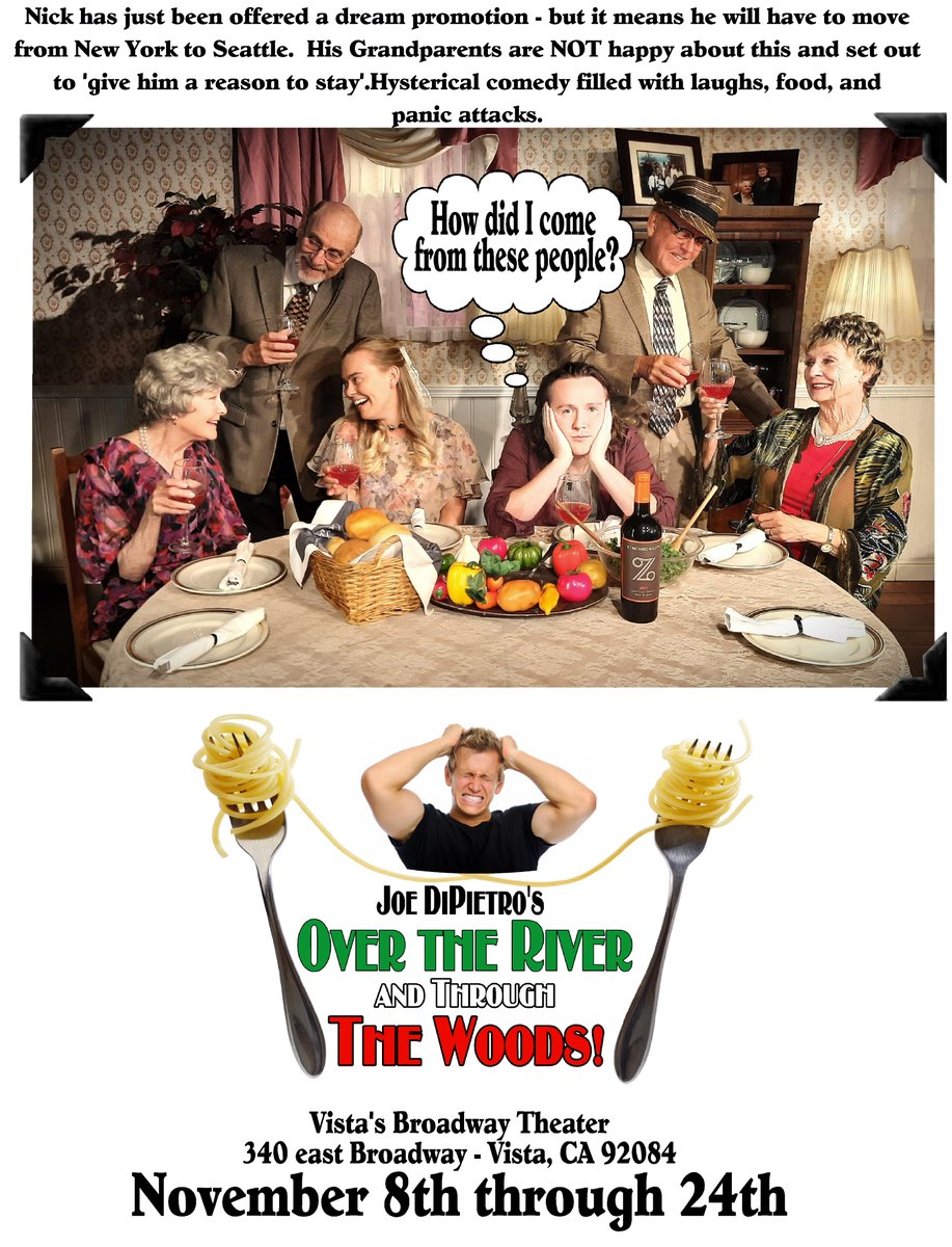broadwayvista's tweet photo. Thursday's, Friday's, Saturday's at 7:30 and Saturday's at 2:00 p.m.  Sunday's are SOLD OUT.  Tickets are $27.00 - reserved seating you can order tickets by calling the Box Office between the hours of 10 a.m. and 6 p.m. (760) 728-1002or online - link below
https://t.co/DAhIo0XPKg https://t.co/IvG7wSnoYh