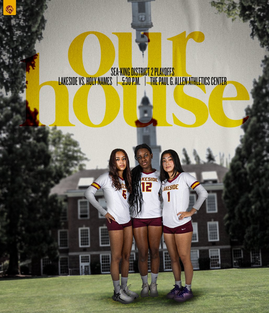 Lakeside vs. Holy Names in the Sea-King District 2 tournament in OUR HOUSE. Thursday, 5:30 p.m.

Buy tickets to the game here: gofan.co/event/1973398?…

#GOLIONS