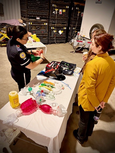 EHS_Alberta's tweet photo. #YourEMS was proud to partner with the @CalgaryPolice, #CalgaryFireDepartment, and #Calgary911 for the first annual ‘Women on the Front Line’ Emergency Services event.  Happy to have engaged with >120 women interested in careers as a First Responder in #yyc. @AHS_Careers https://t.co/cuy5EFLEAt
