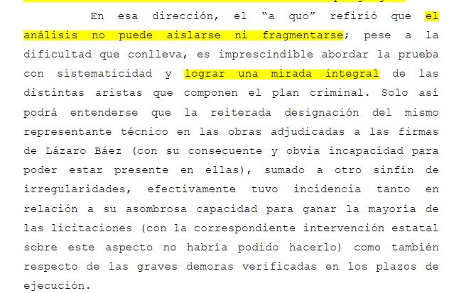sofiacaram's tweet photo. Les dejo una perlita del fallo de Casación de Vialidad: 
El juez Hornos copió y pegó dos veces el mismo párrafo del fallo de primera instancia. 

Páginas 454 y 455 👇 https://t.co/F3Imq16ezi
