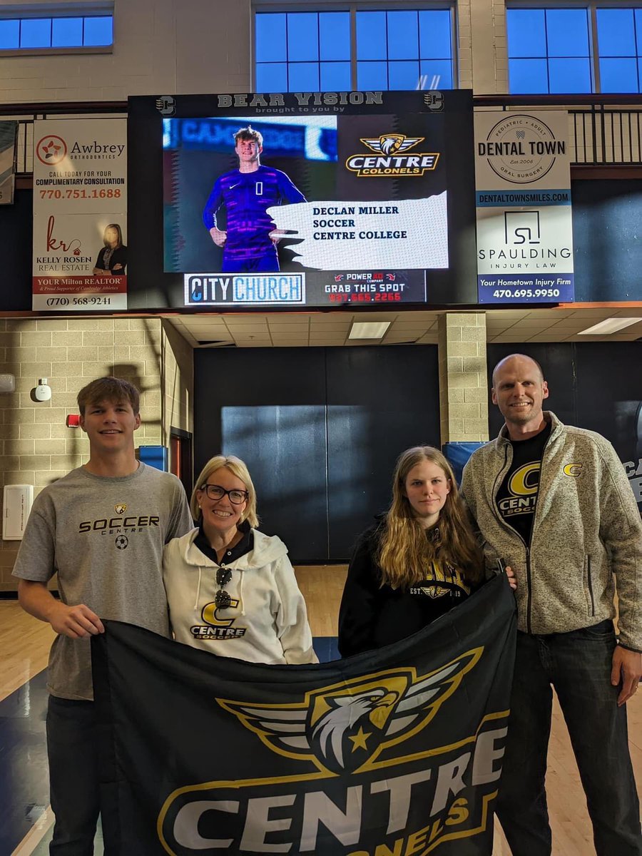 CHS Boys Soccer (@menssoccerchs) on Twitter photo Signing Day is here! Congratulations to Declan Miller who signed today with the Centre Colonels 🎉
Way to Go!
<a href="/dexmiller06/">Declan Miller</a>
<a href="/CentreSoccer/">CentreCollegeSoccer</a>
<a href="/Cambridge_AD/">Cambridge Athletics</a> Signing Day is here! Congratulations to Declan Miller who signed today with the Centre Colonels 🎉
Way to Go!
<a href="/dexmiller06/">Declan Miller</a>
<a href="/CentreSoccer/">CentreCollegeSoccer</a>
<a href="/Cambridge_AD/">Cambridge Athletics</a>