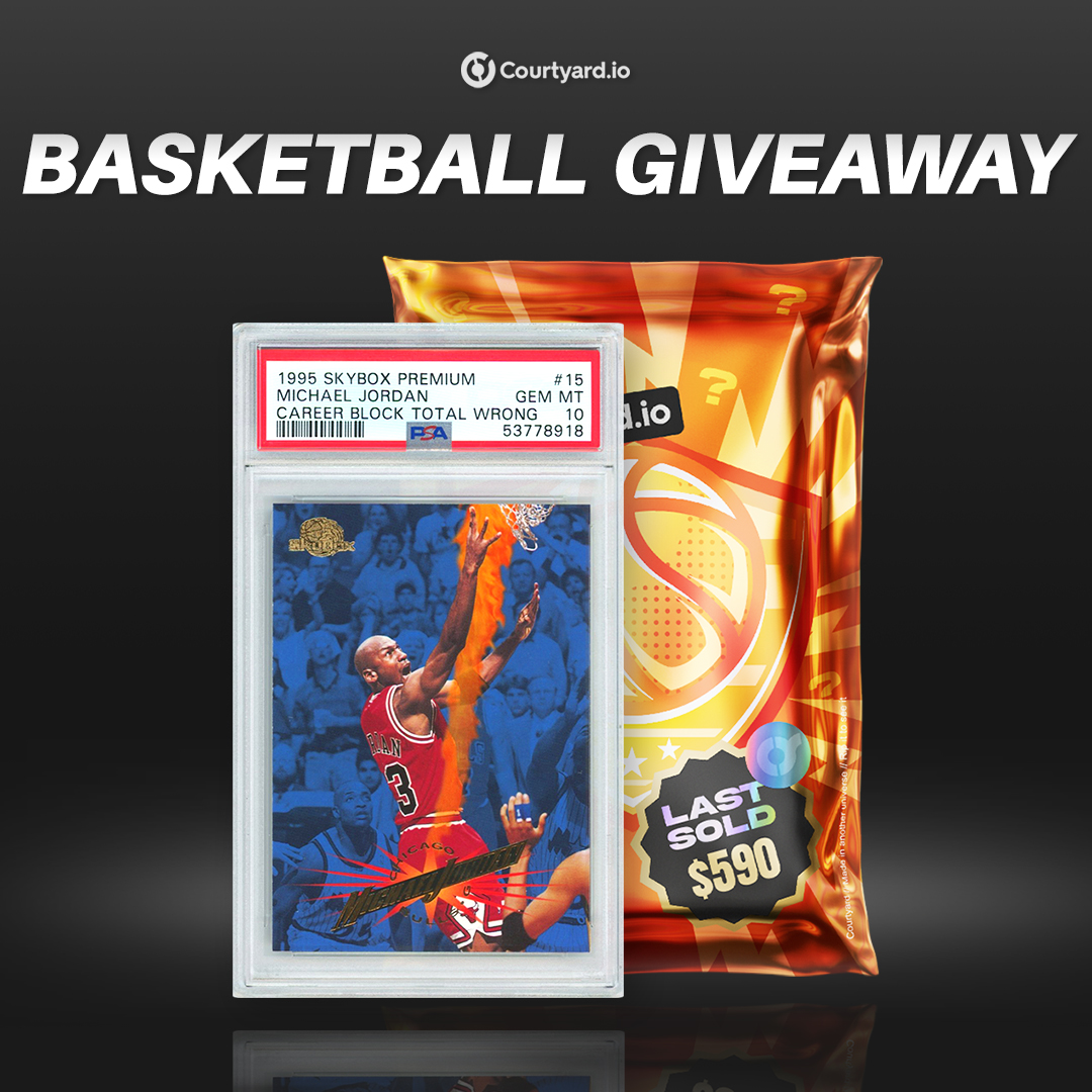 Next giveaway pack... revealed! 🪄🏀🐐

This gem mint MJ error card shows the GOAT in a blazing hot pose — a must-have for any collection.

Enter before 11/21 at 12pm PT 👇🔥