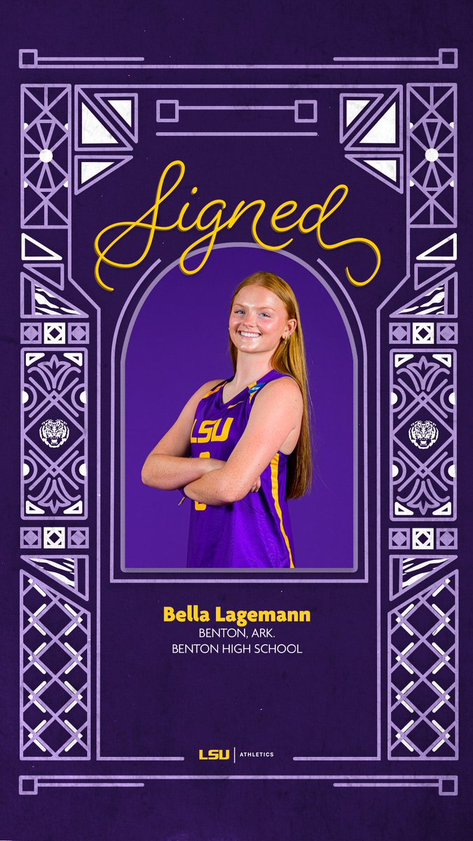 AR ➡️ LA 

Bella Lagemann is officially a Sandy Tig!