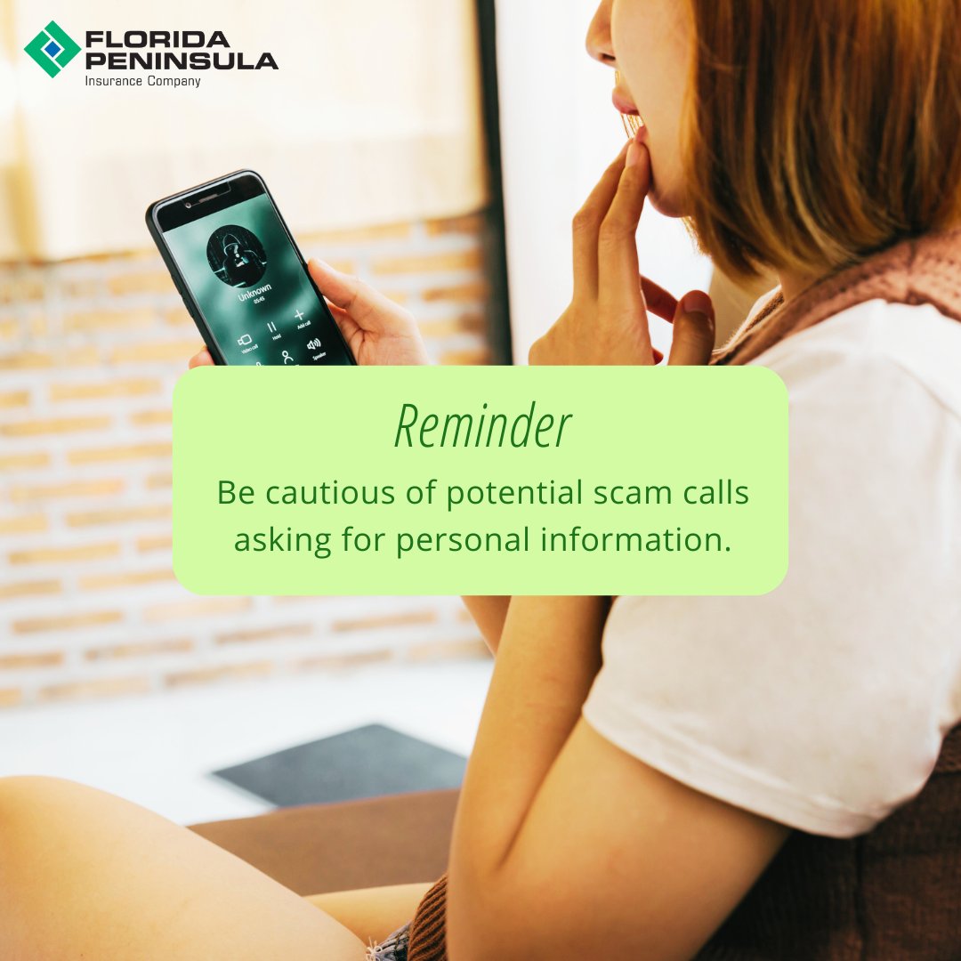 FLPenInsCo's tweet image. Scammers will scam. Protect your credit with our identity theft insurance. Learn more about it: floridapeninsula.com/identity-theft…
  
#IdentityTheftProtection #FloridaPeninsula #StaySecure