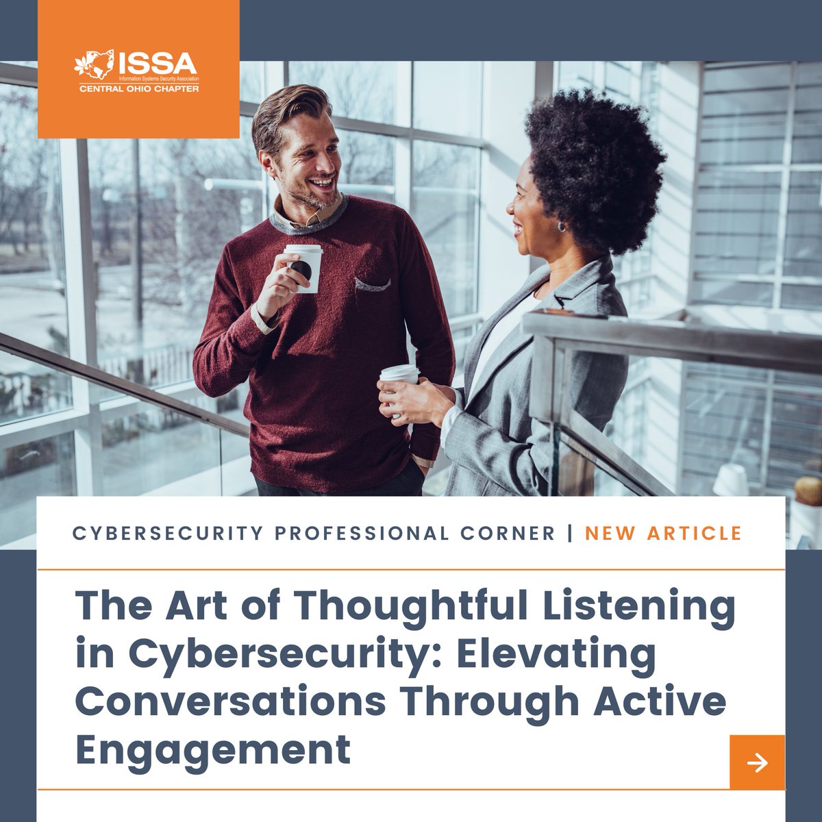 Great conversations start with active listening! Let your curiosity lead the way and watch your conversations flow more naturally! Read more on our website: centralohioissa.org/trending-news/…

#Cybersecurity #CareerCenter #COISSA