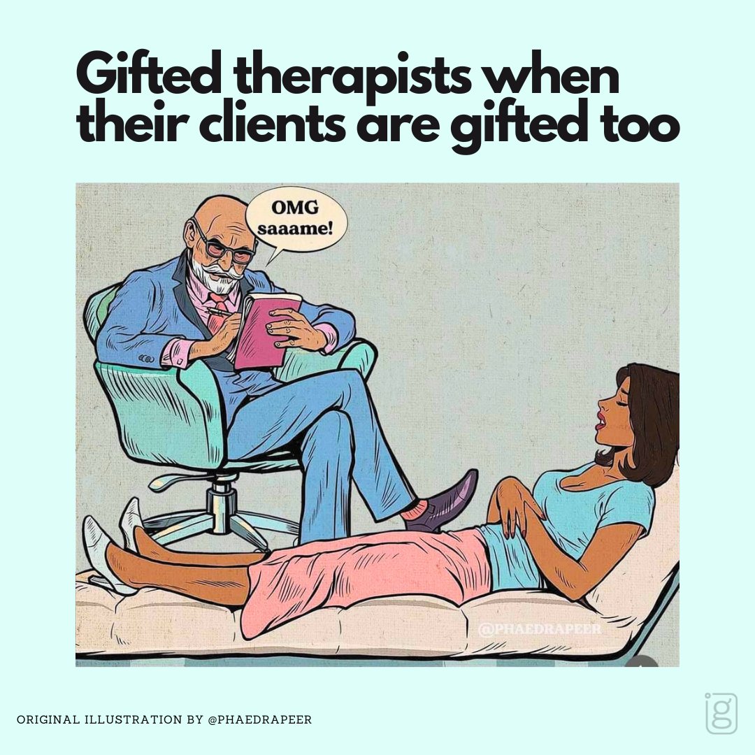 Read 16 relatable things gifted clients say in therapy... 
facebook.com/intergifted/po…

Learn more about our upcoming Gifted Psychology 101 Course for Psychologists here: intergifted.com/gifted-psychol…