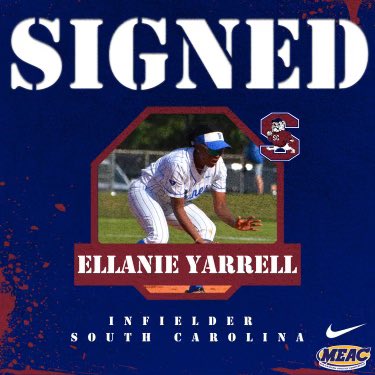 𝐒𝐈𝐆𝐍𝐄𝐃 ! 📝🥎

SC State Softball is proud to welcome Ellanie Yarrell to our program! ❤️💙

#FearTheBite | #WeAreSCState | #BulldogTenacity 🐶