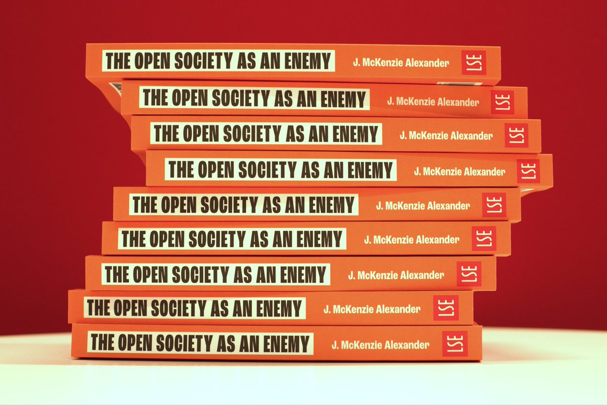 LSEPress's tweet image. 👀 Early copies of J. McKenzie Alexander's new book, The Open Society as an Enemy, have arrived!

Out 28th November via #OpenAccess.

Free to read and download from the LSE Press website🔗doi.org/10.31389/lsepr…

 #StepUP #OpenResearch #KarlPopper @LSEPhilosophy @LSEnews