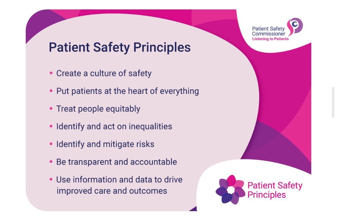 PSCommissioner's tweet photo. **New blog on the PSC Website **
Using the Patient Safety Principles to improve culture
https://t.co/f4kzgjLZ2s
#PatientChampion #PatientSafety #PatientVoice https://t.co/jJJHFnDLed