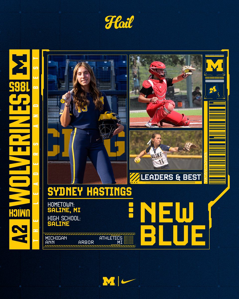✍️ SIGNED: Welcome to the family, Sydney Hastings!

#NewBlue | #GoBlue 〽️