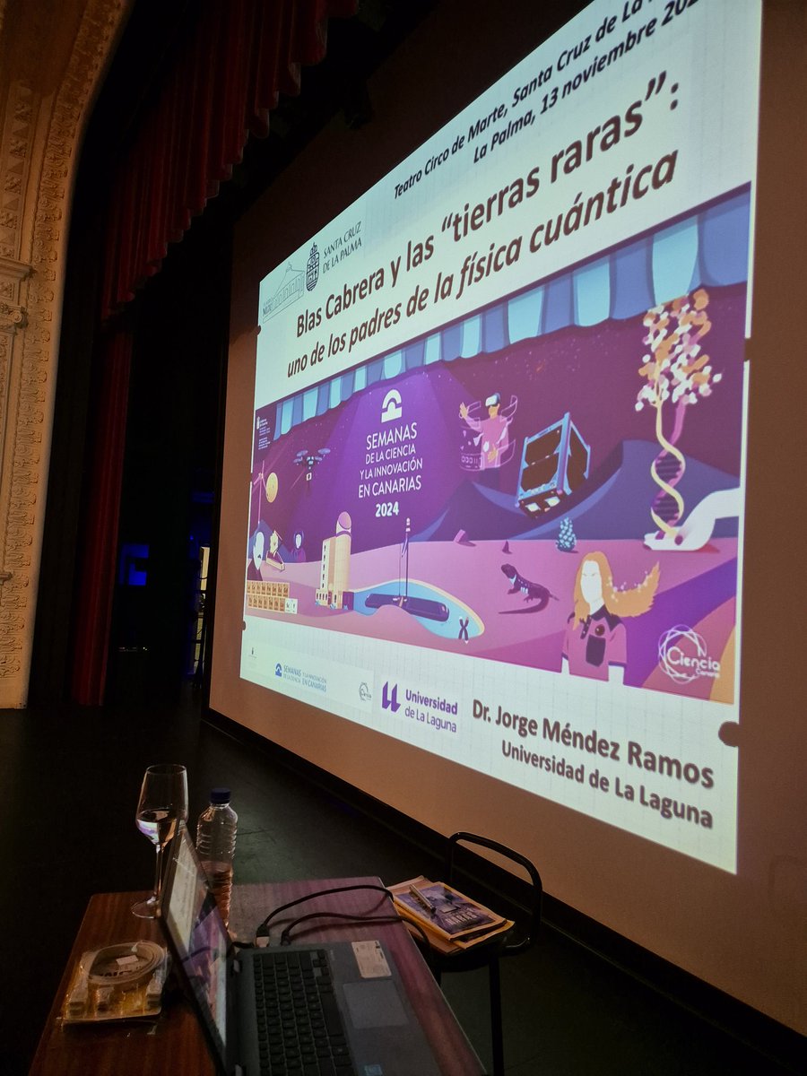 JorgeMendezRam3's tweet photo. Otra charla muy especial de BLAS CABRERA🧲 #SCIC24 @agenciaiisi en LA PALMA con escolares👥️ de varios centros de la isla (Mazo, Los LLanos, Los Sauces) ¡Entorno de lujo🎭! @TCircoMarte Sigamos divulgando CIENCIA!🔬🧪 El FUTURO de nuestros jóvenes depende de ello🤩 https://t.co/mPyMfSxAoZ