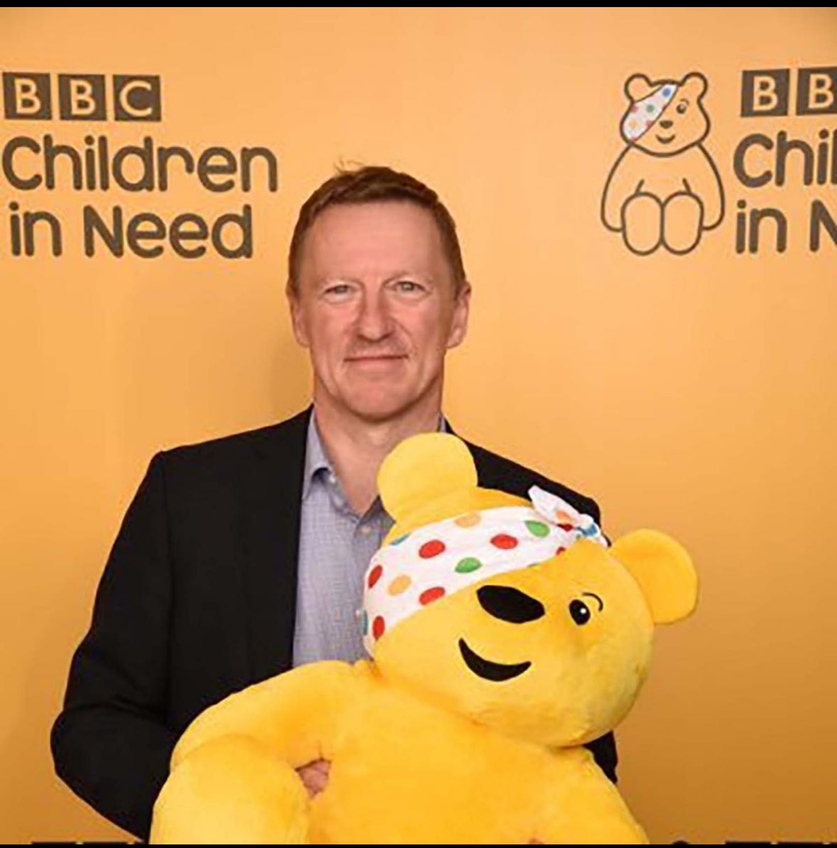 This is Simon Antrobus, CEO of ‘Children In Need.’

...but before he helps any kids, he wants a £135,000 per year salary plus expenses and the rest of his staff want £6.5 Million per year of your money.

Will you be donating?
#DefundTheBBC