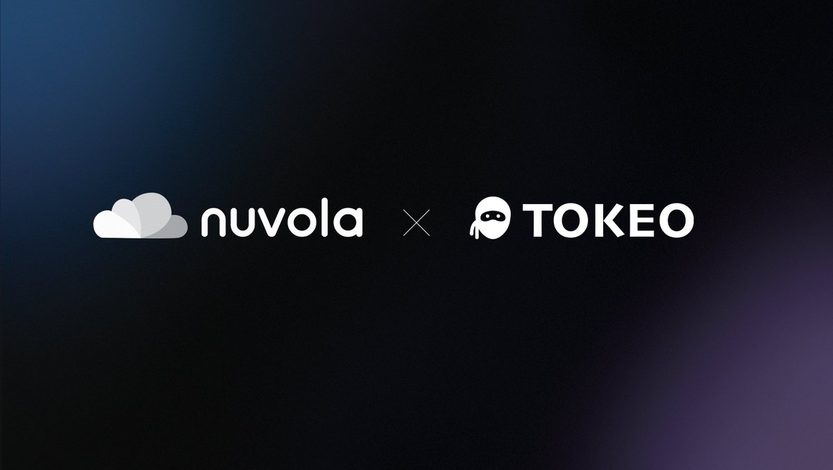 Nuvola x Tokeo

We are pleased to announce we have partnered with Tokeo wallet!

Tokeo will hold and stake $NVL as part of their treasury, providing their community exposure to all revenues and rewards earned by Nuvola, also, through this collaboration, the $NVL staking dashboard