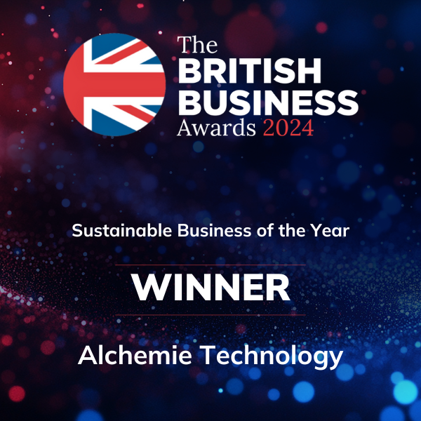 smallbusinessuk's tweet photo. Our next award for the 2024 British Business Awards is: Sustainable Business Award of the Year

And the winner is: Alchemie Technology Ltd

CONGRATULATIONS 👏👏👏
This category is proudly sponsored by @SmartEnergyGB
#BritishBusinessAwards #BBA2024 https://t.co/g6p32Dt7D2