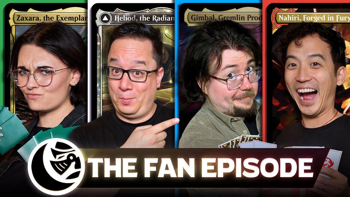 Our annual FAN EPISODE of #GameKnights is here!

<a href="/Allie70203132/">Allie;)</a> and <a href="/OfficialSaulPad/">saulpad.bsky.social</a> have traveled across the country, wielding their favorite decks, to battle for eternal Commander glory.

Two may be fans, but ONLY ONE MAY STAND:
youtu.be/jjgLl2gIxRg