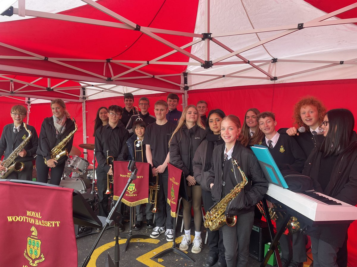 On Tuesday RWBA Function Band performed at the opening ceremony of the RWB Town Council Manor House. 

The 50 minute performance was followed by speeches and the ribbon cutting of the newly renovated building 🎶 

<a href="/RWBAcademy/">R W Bassett Academy 💙</a> <a href="/RWBA6/">RWBA Sixth Form</a> <a href="/RWBTC/">Royal Wootton Bassett Town Council</a>