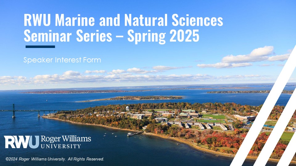 📢 Speaker Interest Form: RWU Marine and Natural Sciences Seminar Series – Spring 2025 📢

speakers who:
🌟 Identify with underrepresented groups in STEM
🌟 Are curious about or interested in career opportunities at a PUI

🔗 Speaker Interest Form: rwu.co1.qualtrics.com/jfe/form/SV_cY…
🌊🐟