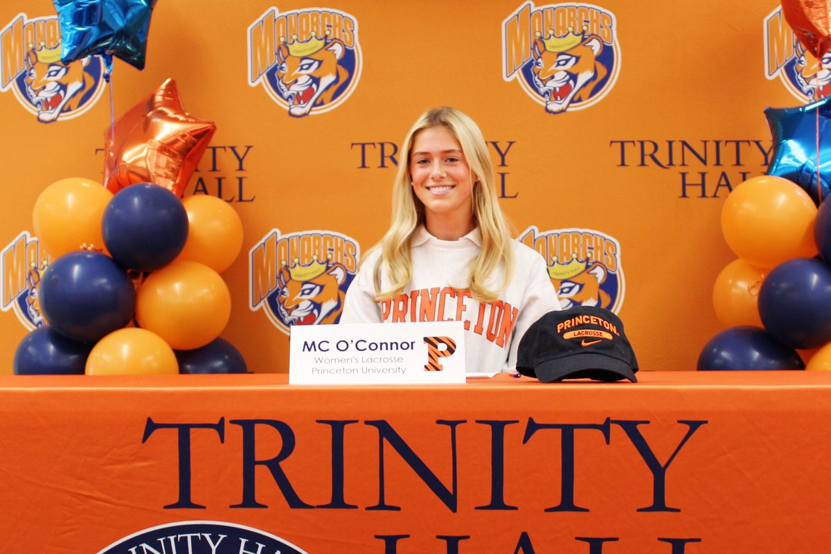 Trinity Hall (@trinityhallnj) on Twitter photo Congratulations to MC O’Connor on her commitment to pursuing her academic and lacrosse career at Princeton University! #SigningDay <a href="/TH__Monarchs/">Trinity Hall Athletics</a> <a href="/PUTIGERS/">Princeton Tigers</a> Congratulations to MC O’Connor on her commitment to pursuing her academic and lacrosse career at Princeton University! #SigningDay <a href="/TH__Monarchs/">Trinity Hall Athletics</a> <a href="/PUTIGERS/">Princeton Tigers</a>