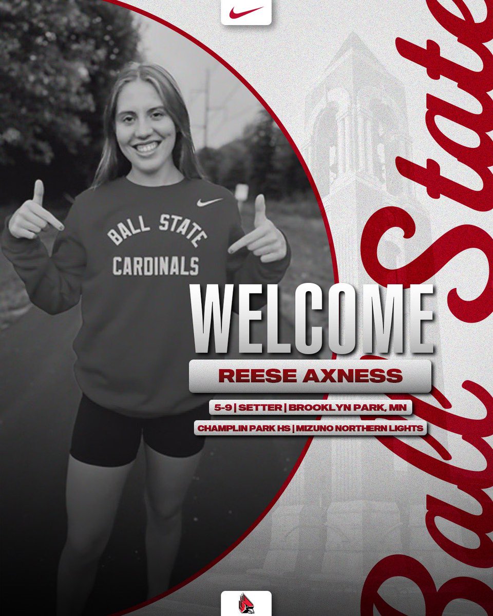 Ball State Volleyball 🏐 (@ballstatewvb) on Twitter photo We have a new addition to the Ball State Volleyball Family ❤️
We’re excited to welcome Reese Axness (<a href="/ReeseAxness/">Reese Axness</a>) to The Nest
#ChirpChirp x #WeFly x #MACtion We have a new addition to the Ball State Volleyball Family ❤️
We’re excited to welcome Reese Axness (<a href="/ReeseAxness/">Reese Axness</a>) to The Nest
#ChirpChirp x #WeFly x #MACtion
