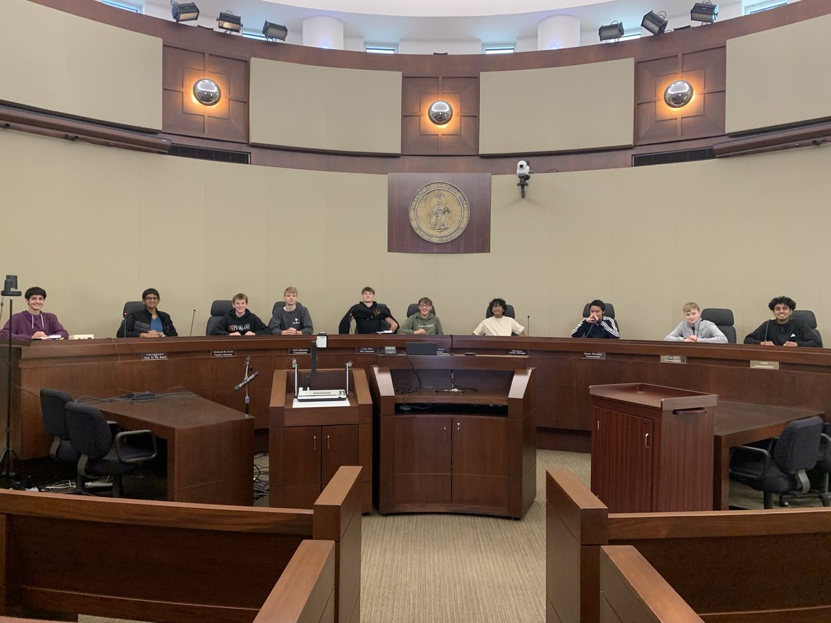 Today, our STEM Civics classes went to the Cabarrus County Government Center. Students took part in a scavenger hunt where they visited five offices, including Human Resources and the Tax Assessor. They also talked to county officials to learn more about their roles and duties.